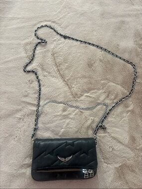 Zadig and Voltaire Black Quilted Chain Crossbody